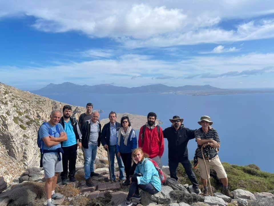 A route through the wild landscape of Kasos