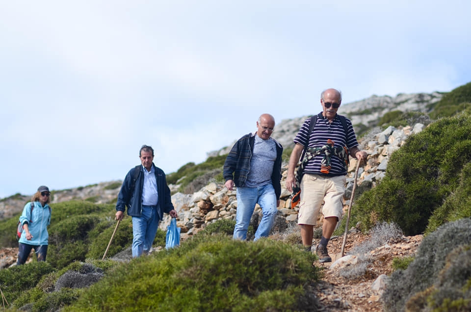 The Walkers of Kasos on a route